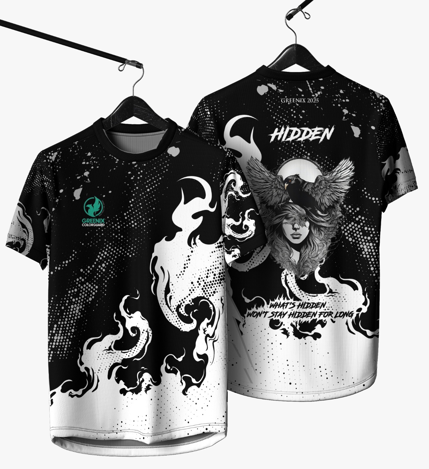 Hidden Tee - Round Neck Short Sleeve